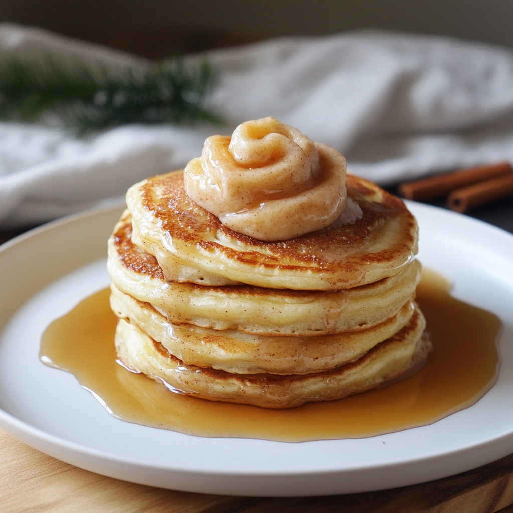 Cinnamon Roll Pancakes